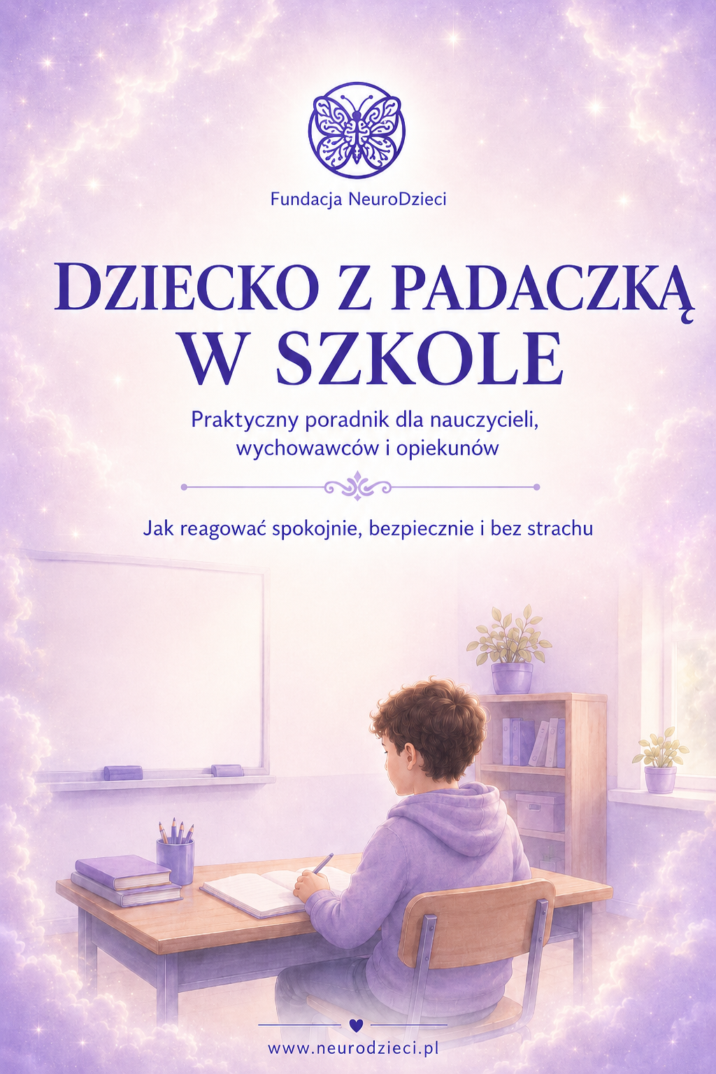 Okładka Poradnika dla szkół – epilepsja u dziecka